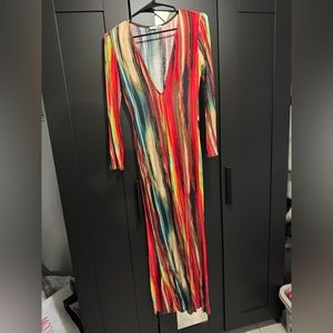 Fashion nova multicolor dress
